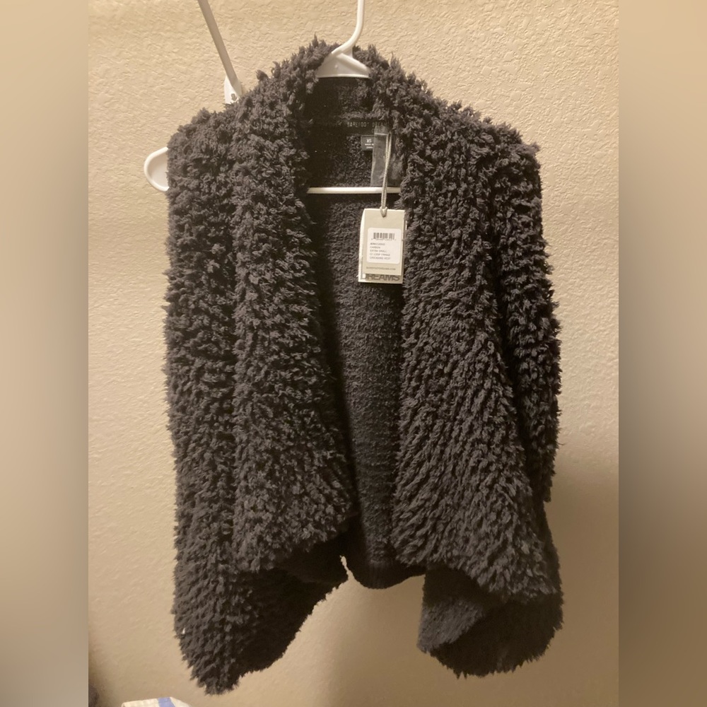 NWT Barefoot Dreams Long Vest With Pockets